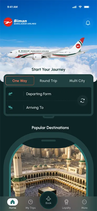 Biman Flight Booking